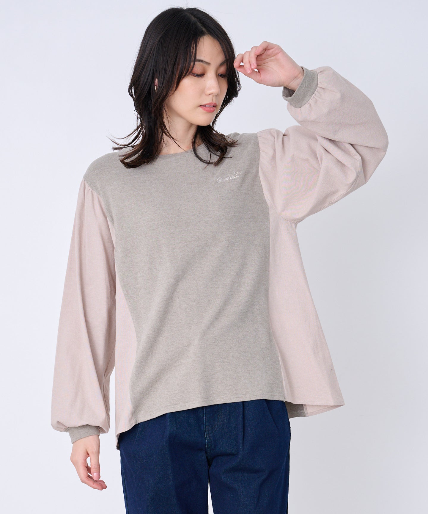 Arnold Palmer マシュマロ天竺 ドッキングプルオーバー